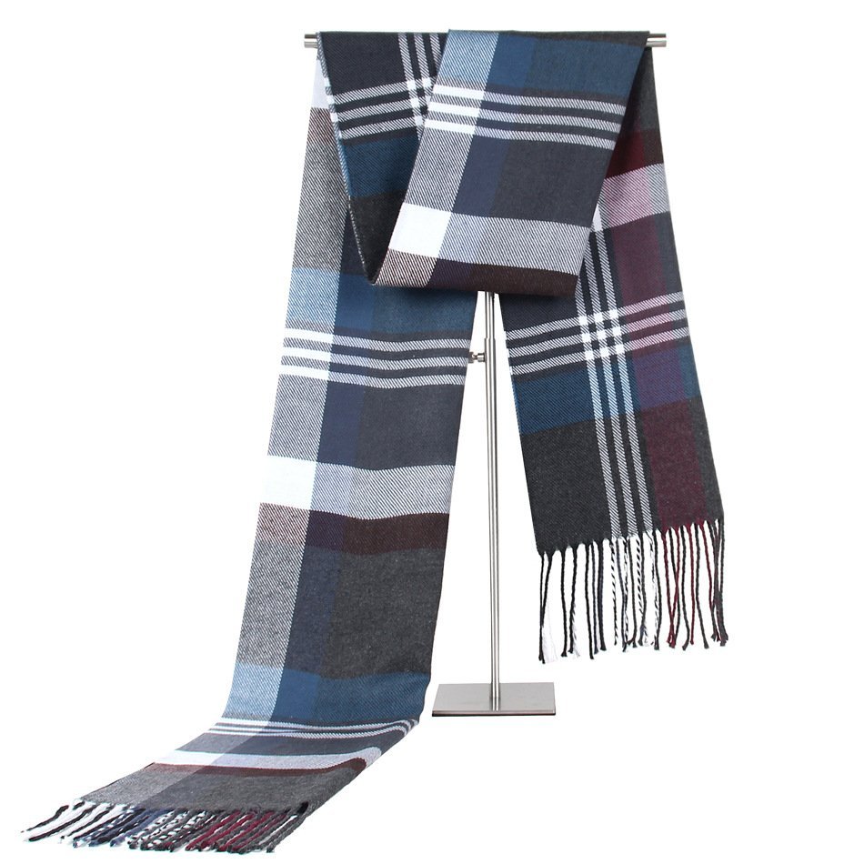 0cdc09700c0bba4de88c19a7b1ab2ea6-1.jpeg Men's autumn and winter cashmere scarf 003 - Image 1