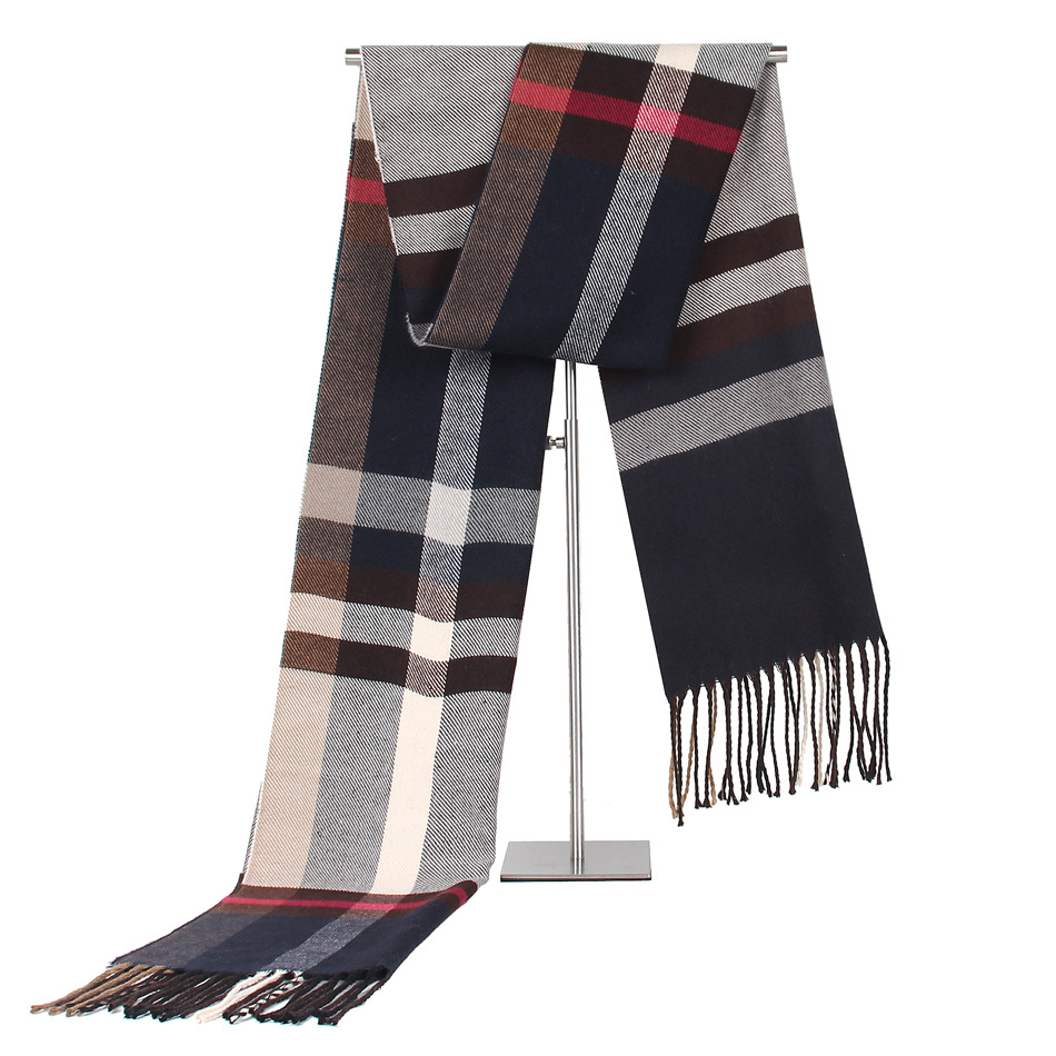 4e3436979dbfa02e0bb10cd8083b17c5-1.png Men's Solid Color Imitation Cashmere Scarf - Image 1